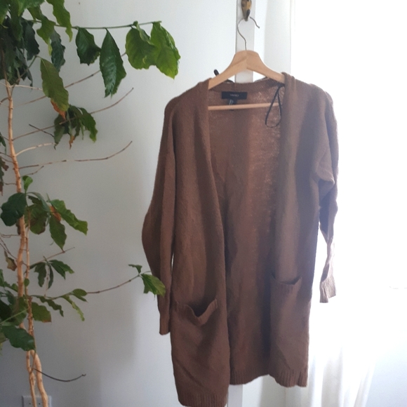 ❤ 3/30$- taupe light brown cardigan - Picture 1 of 4